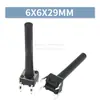 Interruptor Tátil de Furo Passante Vertical 4 Pinos Micro Botão 6*6*4.3/4.5/5/6/7/7.3/8/9/19/30MM