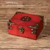 Caja de Madera Estilo Chino con Personaje Feliz Caja de Joyería Vintage Caja de Madera Vestido Antiguo Atrezo para Cine y Televisión Caja de Tocador de Dote Caja de Almacenamiento Antigua