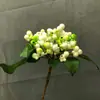 Fruta Simulada Cereza Fruta Rama Corta Fruta Navideña Rama Única Jugo de Baya Decoración de Arreglo Floral Accesorios Arándano Baya Biónica