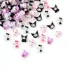 Joyería para arte de uñas de dibujos animados Kulomi Jade Perro Canela Zorro pequeño Oso Kitty Gato Calcomanía para uñas DIY Decoración de resina al por mayor