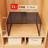 Estante Retráctil para Armario, Artefacto para Organizar Capas, Gabinete para Ropa, Utilización del Espacio Interior, Gabinete de Cocina, Divisor Extraíble, Zapatero