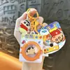 Llavero Colgante de Lavadora Original de Crayon Shin-Chan Transfronterizo, Llavero Pequeño Juguete Brillante Decoración de Mochila Venta al por Mayor