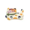 Gato de Acrílico Hueco 3D Cadena para Auriculares Llavero Colgante para Bolso Accesorio para el Cabello con Cuentas DIY Joyería Hecha a Mano
