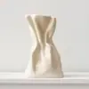 Vaso de Cerâmica Estilo Creme Transfronteiriço Ornamento para Mesa de Sala de Estar Decoração de Casa Arranjo de Flores Amazon Flores Secas de Alta Qualidade