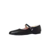 Zapatos planos bajos nuevos de primavera, estilo cuadrado pequeño, con tira, de cuero suave, Mary Janes simples para mujer