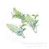 Folhas de Planta Verde Artificial, Plantas Aquáticas, Grama Cauda de Fênix, Folhas Persas, Lapela de Casamento, Decoração de Buquê, Materiais de Planta Artificial