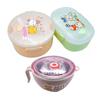 Lonchera, Caja de Plástico Acero Inoxidable Transparente con Tapa para Conservar Fresco, Lonchera Sellada, Caja Bento