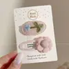 Lindos pasadores de pelo con forma de estrella para niñas, pinzas de pico de pato que no dañan el cabello, pasadores BB para flecos, pinzas laterales, accesorios para el cabello