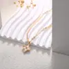 Transfronterizo Amazon Trébol de Cuatro Hojas Moda Versátil Concha Temperamento Nicho Exquisita Cadena para Clavícula Mujer Lujo Ligero Alto Sentido