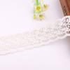 Acessórios largos do laço da fita do laço do ponto novo laço solúvel em água oco branco novo da malha do bordado do ponto