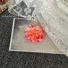 Cabeza de Flor de Clavel Simulada DIY Hecho a Mano Pasador Margarita Flor Falsa Tocado Paquete de Materiales Fotografía Adornos Florales Listos para la Venta