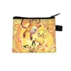 Nuevo Pokemon Pikachu Monedero Infantil Dibujos Animados Poliéster Bolsa de Almacenamiento Linda Mini Tarjetero Bolsa Pequeña Popular