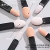 Pacote com 50 unidades do Fabricante 6,5cm Bastão Duplo para Sombra Esponja de Látex Bastão para Misturar Nail Art Pincel de Maquiagem para Esfumar Sombra