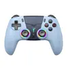Controlador de juego inalámbrico Bluetooth para PS5 con iluminación RGB, sensores Hall duales, detección de movimiento de seis ejes, vibración, programación de macros y silencio de un toque