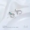 Anillo abierto de oro de 18 quilates chapado de alta retención de color con circonita incrustada, cierre multiusos, cierre de colgante, accesorio de cierre de extremo para collar hecho a mano DIY