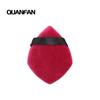 Quanfan Estilo Nuevo Transfronterizo Esponja de Maquillaje Forma de Diamante Grande Esponja para Polvo Seco Cristal Ultra Suave Pelo Corto Polvo con Brillo Polvo Denso Esponja para Polvo Suelto para Maquillaje