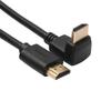 Dourado todo em cobre versão 1.4 3D1 M/1 m 8 cotovelo 90 graus HD de parede projetor de TV cabo HDMI