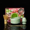 Popular Tazón de Cerámica para Matcha de Amazon con Pico, Set de Té Matcha de Crisantemo Japonés, Batidor de Té, Caja Colorida de 100 Piezas, Gama Alta
