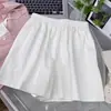 Shorts de Algodón Lavado para Mujer Verano Delgados Sueltos Adelgazantes Casuales Ins Modernos Cintura Alta Off-Wearing Sueltos Pantalones de Pierna Ancha