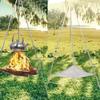 Suporte para Fogueira de Acampamento ao Ar Livre Tripé Dobrável Portátil Aço Inoxidável Suporte para Pendurar Panela Acampamento Rack para Lenha Acampamento ao Ar Livre