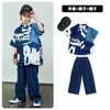 Ropa de moda hip hop para niños traje de camisa hip hop niños y niñas ropa de actuación hiphop marca de moda infantil 61 ropa de actuación