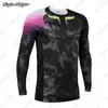 Ropa de Descenso de Zorro de Manga Larga de Venta Caliente Transfronteriza, Camiseta de Motocicleta Todoterreno de Secado Rápido, Camisa Casual, Ropa de Ciclismo