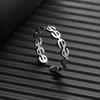 Anillo de Moneda de Cobre de Acero Inoxidable Nuevo Europeo y Americano Transfronterizo Creativo Símbolo de Dólar Abierto Ajustable Joyería de Mano para Mujeres