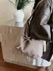 Bolso de Ante para Mujer de Gran Capacidad 2025 Nuevo Otoño e Invierno Versátil Bolso de Hombro Cruzado Retro para Viaje