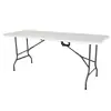 Mesa plegable para exteriores portátil mesa larga portátil mesa de comedor oficina mesa y silla plegables color sólido simple escritorio para computadora venta al por mayor