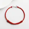 Prata Esterlina S925 Pulseira da Sorte Infinito Riqueza Peixe Koi Sucesso no Exame Fio Vermelho para Mulheres, Pulseira Atratora de Riqueza