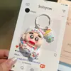 Tarjeta Grande Caricatura Creyón Pequeño Nuevo Llavero Lindo Q Meng Disfraz Sanrio Colgante para Mochila Escolar Accesorios de Regalo para Estudiante