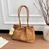 Bolso Grande Transfronterizo para Mujer 2026 Nuevo Bolso de Hombro Retro Estampado Moda Europea y Americana Bolso de Mano Bajo el Brazo Gran Capacidad