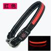 Coleira Popular de Nylon por Atacado com Carregamento USB e LED Luminoso Adequada para Cães Médios e Grandes Viajarem com Segurança à Noite
