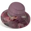Sombrero de Pescador con Protección Solar de Verano para Mujer, Nuevo Sombrero de Cubo Delgado Plegable de Primavera 2026, Sombrero de Sol de Ala Ancha para Exteriores