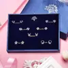 Set de Aretes de Plata 925 con Cierre de Mariposa, Elegantes Accesorios para Orejas con Lazo, Regalo del Día Nacional para Niñas