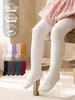 Leggings de primavera y otoño para niñas transfronterizos, leggings de punto liso para niños, leggings para niñas, leggings cálidos para bebé