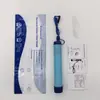 Purificador de Agua Potable para Supervivencia en la Naturaleza Herramienta de Supervivencia de Emergencia Filtro Portátil Multifuncional Tubo de Succión para Beber Agua Directamente