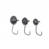 Anzuelo con Cabeza de Plomo para Pesca, Anzuelo Micro Huevo de Plomo, Anzuelo para Gusano Blando, Anzuelo Fino Fundido a Presión, Anzuelo con Cabeza de Plomo con Púa Doble