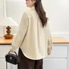 [Especial] Otoño 2026 Nueva Moda Femenina Tallas Grandes Elegante y con Estilo Cardigan con Bolsillo de Parche con Flecos Ropa de Abrigo 1039