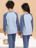 Ropa y Pantalones de Algodón Puro de Otoño para Niños, Pijamas Infantiles, Conjunto de Ropa Interior Térmica para Niños Pequeños y Medianos, Camiseta de Algodón Base para Bebés Niñas