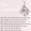 Collar con colgante de acero de titanio con letras de amor para chicas, estilo transfronterizo, con apertura para parejas, estilo nuevo, con personalidad y temperamento, cadena de clavícula.