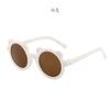 Gafas de sol Temu Bear Frosted de celebridades de Internet, lindas para hombres y mujeres, gafas de sol para niños, lindas gafas de pétalos con marco redondo.
