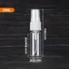 Atacado Em Estoque 30ml 50ml 100ml Frascos de Spray de Plástico Transparente Álcool Perfume Spray de Pressão Frascos Reabastecíveis