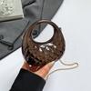 Bolsa Caixinha Acolchoada Colorida 2025 Verão Novo Estilo Bolsa de Mão para Banquete Bolsa Transversal de Corrente de Alta Qualidade Bolsa Dumpling