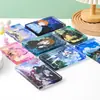 Soportes de Exhibición Personalizados de Acrílico para Tarjetas de Anime, Merchandising de Dibujos Animados, Soportes Periféricos 2D, Imanes de Nevera de Acrílico con Resina Flotante Personalización