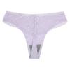 Tanga Sexy de Encaje Estilo Europeo y Americano de Cintura Baja Sin Costuras Talla Grande Seda de Hielo Algodón Puro en la Entrepierna Pantalones T Exclusivamente para Ventas Transfronterizas