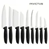 Exportado a Brasil Set de Cuchillos de Cocina Acero Inoxidable Cuchillo para Filetear Cuchillo Occidental Dentado Cuchillo para Deshuesar Set de Nueve Piezas Combinación