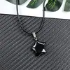 Colgante Estrella Pequeña Transfronterizo 20*6mm Colgante de Vidrio Accesorios para Joyería Accesorios para Collares DIY Estrella de Cinco Puntas Mayoreo