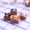 Gatos Fofos Buscam Criar Boneca Caixa Gato Boneca Micro Paisagem Mesa Pequenos Ornamentos Decorações de Plantas Suculentas em Vaso