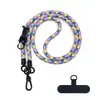 Goma para cordón de teléfono móvil de 10 mm de grosor, cuerda ajustable en diagonal, clip para teléfono móvil, cordón anti-pérdida, cordón para cuello